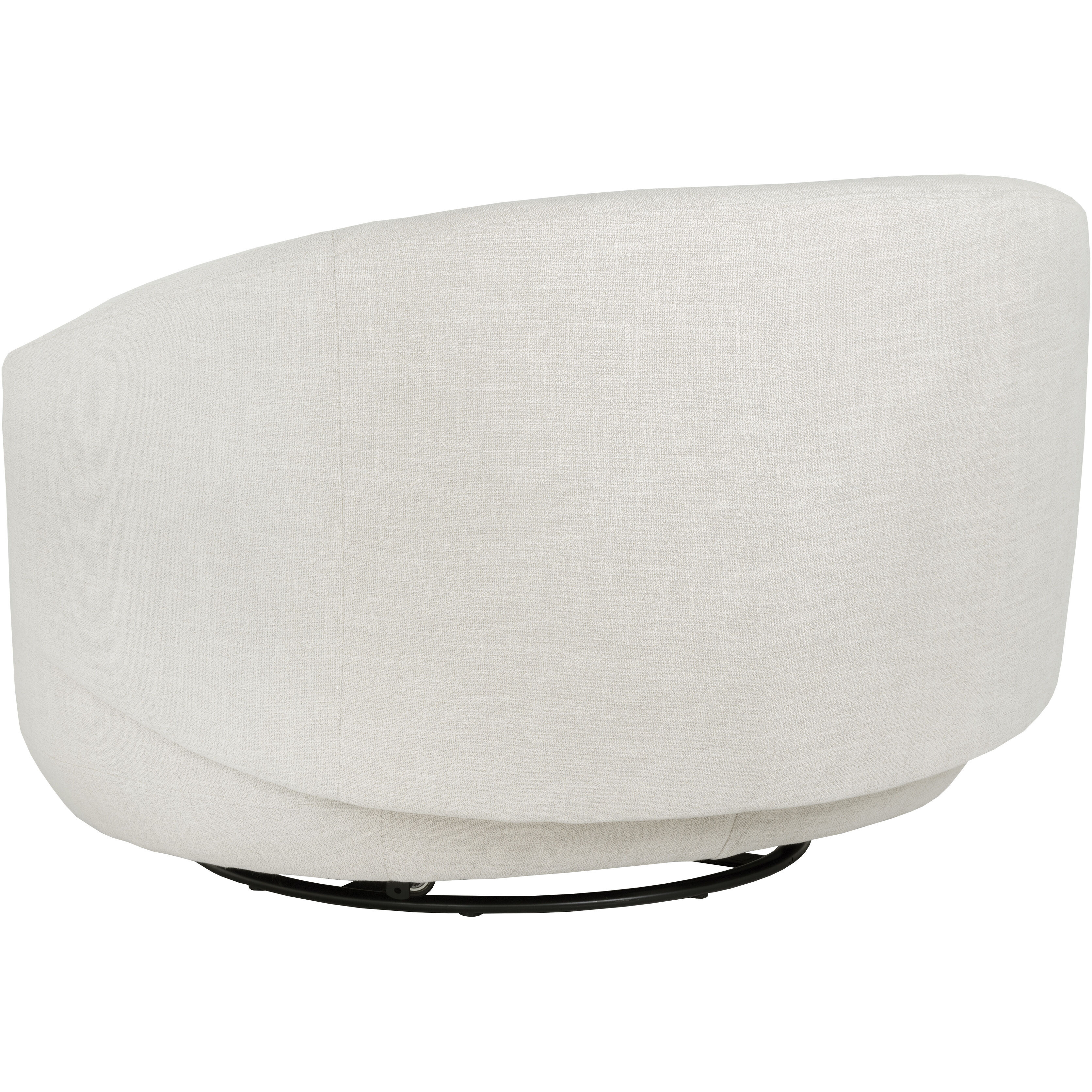 Walsh Effie Linen Swivel Lounge Chair, Swivel